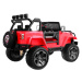 mamido Detské elektrické auto Jeep Monster 4x4 červený