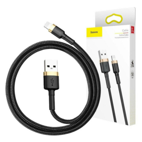 Baseus Cafule Nabíjací kábel USB-A / Lightning 2A 3m, Čierny
