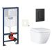 Závesný wc set do ľahkých stien / predstenová montáž Grohe Euro Ceramic SIKOGRSEUEKF0