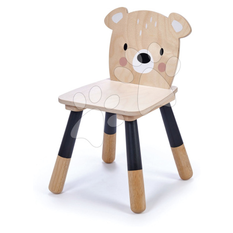 Drevená stolička medveď Forest Bear Chair Tender Leaf Toys pre deti od 3 rokov