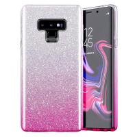 Silikónové puzdro na Samsung Galaxy A33 A336 5G Bling Shine TPU strieborno-ružové