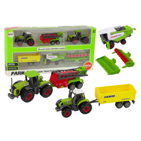 mamido  Súprava poľnohospodárskych strojov Poľnohospodárske vozidlá 6 ks Traktor