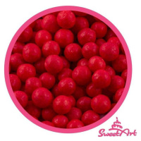 SweetArt cukrové perly červené 7 mm (80 g) - dortis - dortis