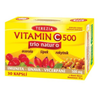 TEREZIA Vitamín C 500 trio natur+ 30 kapsúl