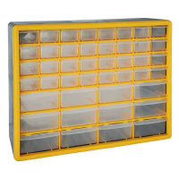 Organizér na stenu Strend Pro SBx3045-D, 44 zásuviek, 50x16x39 cm, max. 28 kg