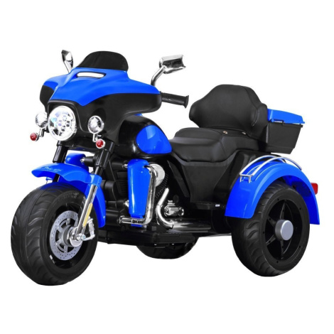 mamido Detská elektrická motorka Chopper Shine modrá