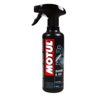 MOTUL Prípravok na ożetrovanie plastov E5 SHINE & GO, 103000, 0,4L