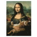 Trefl Mona Lisa and Purring Kitty 500 dielov puzzle