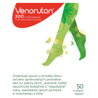 VENORUTON 300, 1 x 50 tvrdých kapsúl