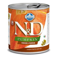 KONZERVA N&D DOG VENISON & PUMPKIN 285g