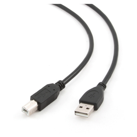 Kabel CABLEXPERT CCP-USB2-AMBM-15 USB A-B 4,5m 2.0 HQ Black, zlacené kontakty GEMBIRD