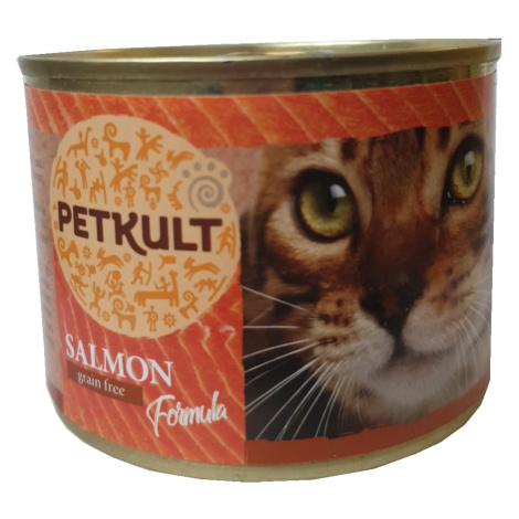 Petkult Cat Konzerva Losos - 185g (10 + 2 gratis)