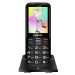 EVOLVEO EasyPhone XO, mobilný telefón pre seniorov s nabíjacím stojanom (čierny)