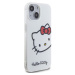 Hello Kitty IML Head Logo Zadný Kryt pre iPhone 15 White