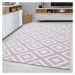Kusový koberec Plus 8005 pink Rozmery koberca: 200x290