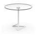 VONDOM - Stôl DELTA so sklenenou doskou, Ø50, Ø59, Ø69 cm