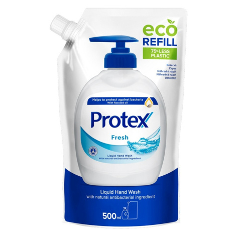 PROTEX Fresh tekuté mydlo s prirodzenou antibakteriálnou ochranou náhradná náplň 500 ml