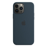 APPLE iPhone 13 Pre Max Silicone Case with MagSafe – Abyss Blue