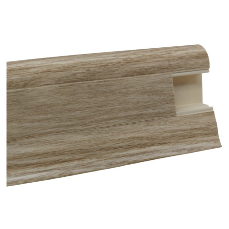 Soklová podlahová lišta SLK50 W461 Dub shiro, 2500x50x25 mm, béžová, Döllken