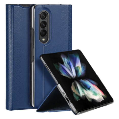 Diárové puzdro na Samsung Galaxy Z Fold3 5G F926 Dux Ducis Bril modré