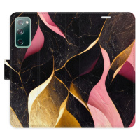 Flipové puzdro iSaprio - Gold Pink Marble 02 - Samsung Galaxy S20 FE