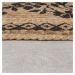 Kusový koberec Printed Jute Maisie Natural/Black - 160x230 cm Flair Rugs koberce