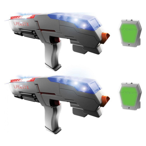 Laser-X pištoľ na infračervené lúče dvojitá sada