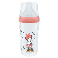 NUK Perfect Match Disney fľaša s kontrolou teploty, červená 260 ml