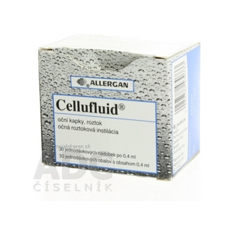 CELLUFLUID 5 mg/ml očná roztoková instilácia 30x0,4 ml