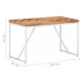 Jedálenský stôl hnedá / biela Dekorhome 180x90x76 cm,Jedálenský stôl hnedá / biela Dekorhome 180