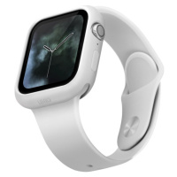 UNIQ Lino silikónové púzdro Apple Watch (44mm) biele