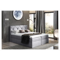 Expedo Čalúnená posteľ boxspring DIAMOND + topper, 160x200, fancy 90