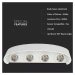 Záhradné LED nástenné svietidlo 8W, 3000K, 800lm, IP54, biele VT-848 (V-TAC)