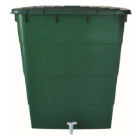 Sud na dažďovú vodu PH hranatý s kohútikom a vekom 300 l