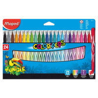 Detské fixky Maped Color´Peps Jungle - 24 farieb