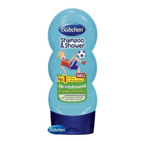 Bübchen Kids šampón a sprchový gel Malý futbalista 230 ml