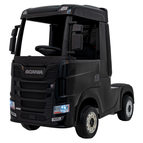 mamido Elektrický kamión Scania R-SÉRIA 4x4 čierny