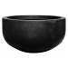 Kvetináč City bowl, farba čierna, viac veľkostí - PotteryPots Velikost: L - v. 68 cm, ⌀ 128 cm