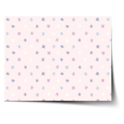 Plagát Barevné Hviezdy - 90x60 cm