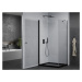 MEXEN/S - Pretória sprchovací kút 70x110, transparent, čierna + sprchová vanička vrátane sifónu 