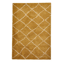 Horčicovožltý koberec Think Rugs Royal Nomadic, 120 × 170 cm