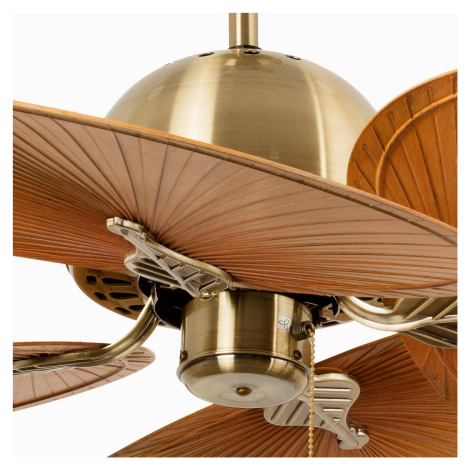 Stropný ventilátor Cuba L, 4-lopatkový staro-zlatá FARO BARCELONA