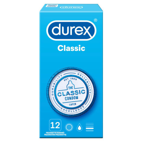 DUREX Classic Kondómy 12 ks