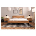 Dvojlôžková posteľ z dubového dreva 160x200 cm Abies 2 - The Beds