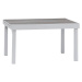 DEOKORK Hliníkový stôl VALENCIA 135/270 cm (biela)