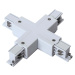 TRACK X CONNECTOR 4W WHITE - Propojovací lištový konektor