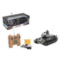 Tank RC plast 33cm T-34/85 na batérie + dobíjací pack 27MHz so zvukom a svetlom