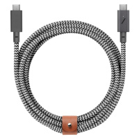 Native Union Belt Cable ~ 000000 ~ 240W (USB-C-USB-C) 2,4m zebra