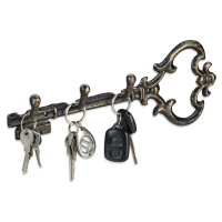 Vešiak na kľúče Antik, 3 háčiky, RD2085 bronz