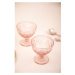 Ružové sklenené misky v súprave 2 ks 250 ml Fleur – Premier Housewares